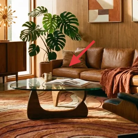 glass-top coffee table