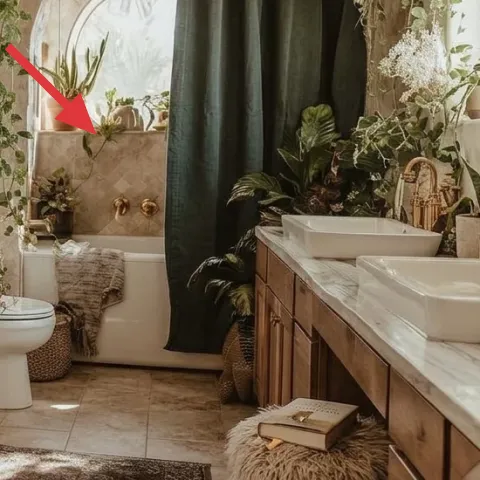 small terracotta pot on the right counter