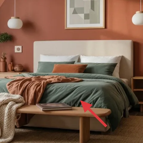 sage green bed cover