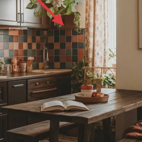 potted plant on the countertop