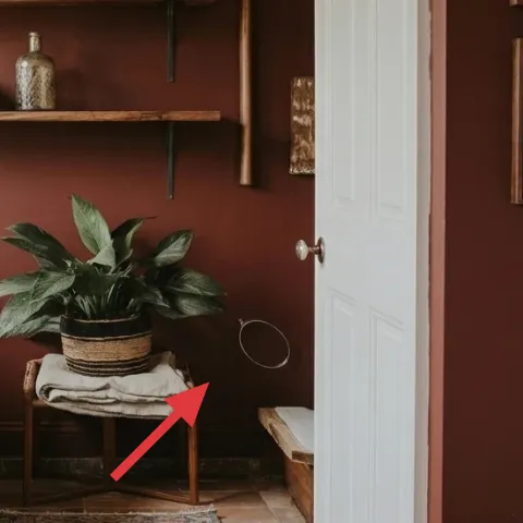 Wooden plant stool