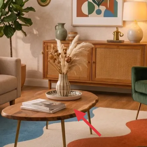 round coffee table