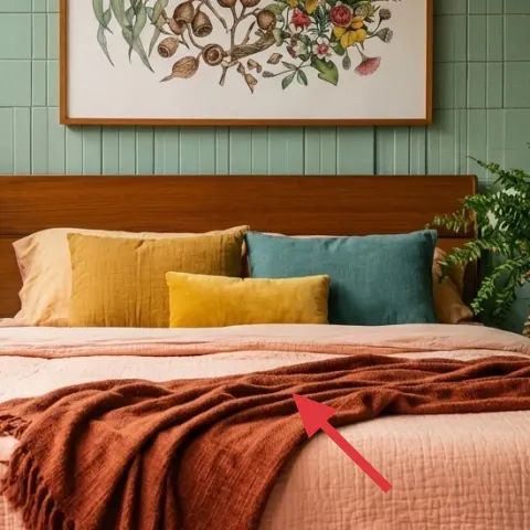 terracotta throw blanket