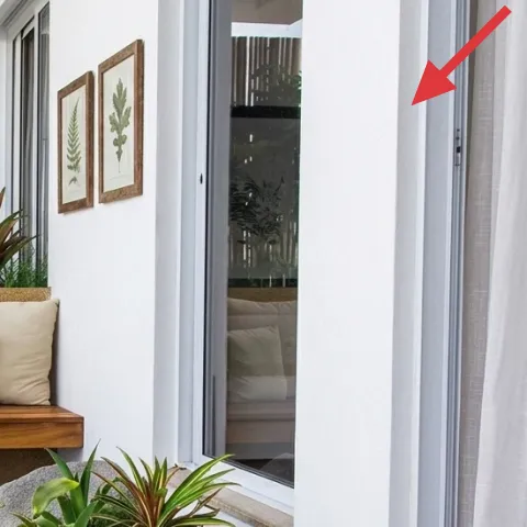 white sheer curtain panel pair