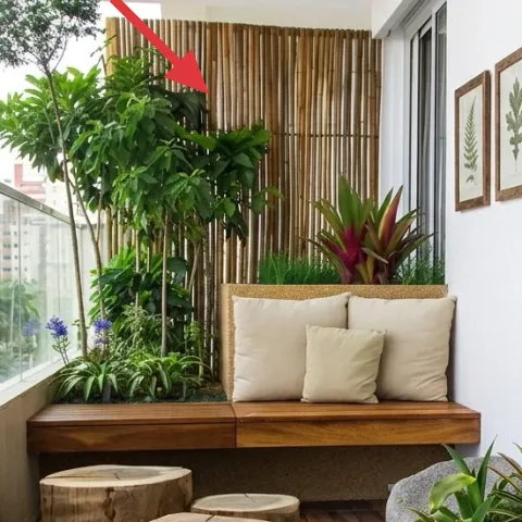 large potted leafy tree