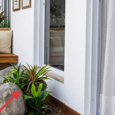 decorative gray stone planter