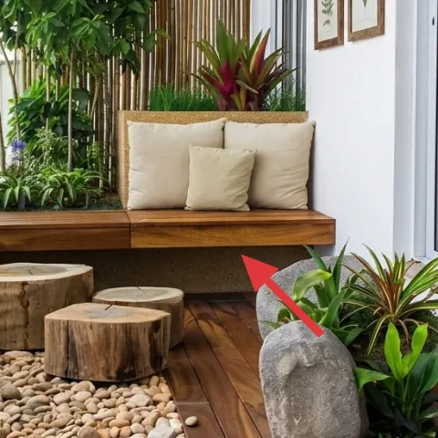 wooden bench with storage base (fresh finish)