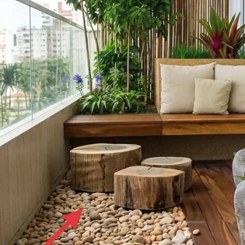 pebble gravel (decorative layer)