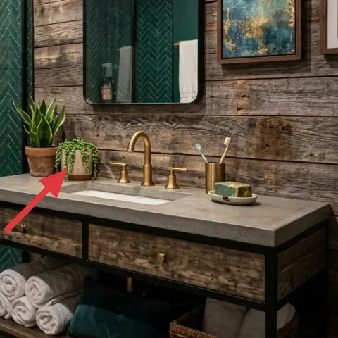 small potted plant on countertop