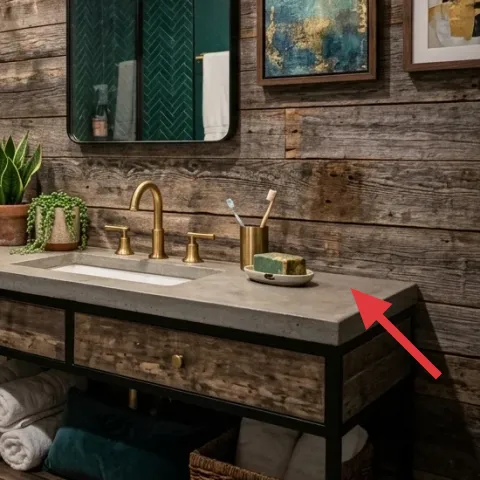 small candle jar on tray