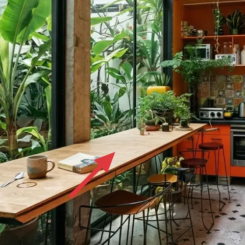 small terracotta planter on the countertop