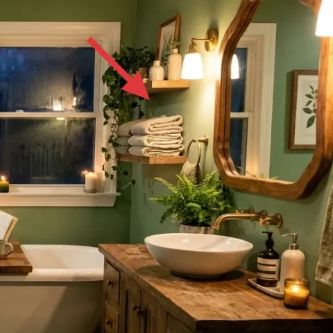 folded bath towels