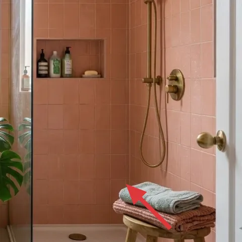 stacked hand towels