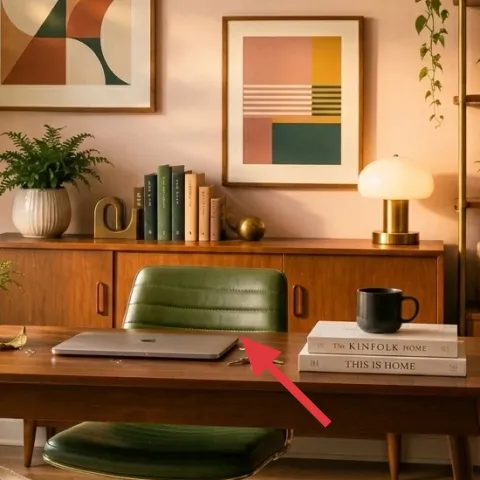 wooden desk