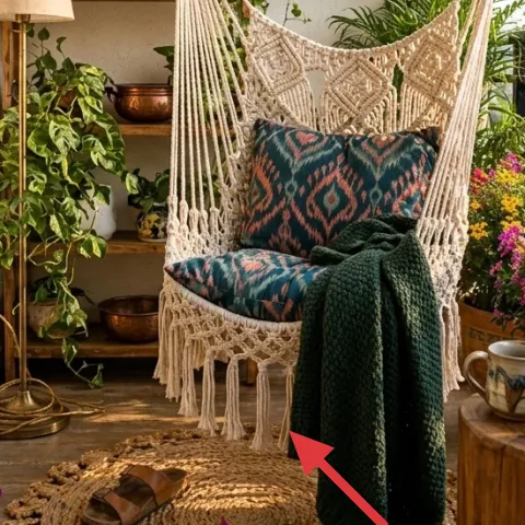 Woven area rug