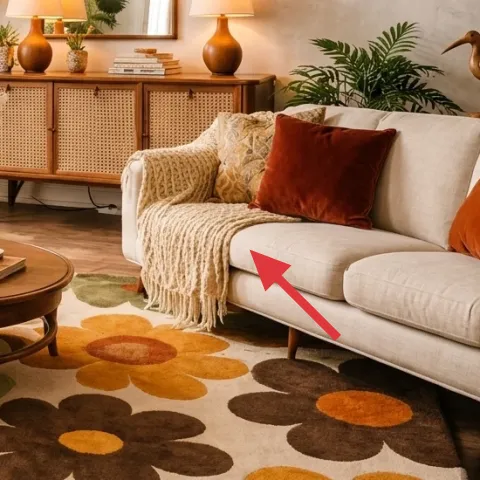 dyed pillow covers (rust + burnt orange)