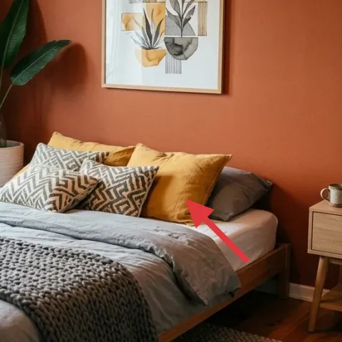 mustard yellow throw pillow cover