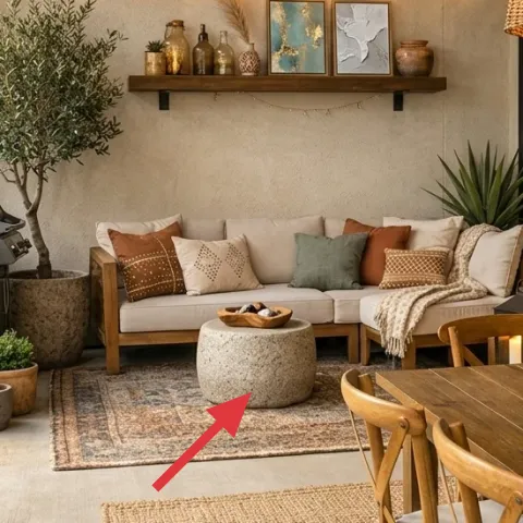 outdoor area rug (5×7)