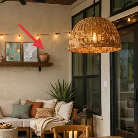 framed wall art on floating shelves (3-piece)