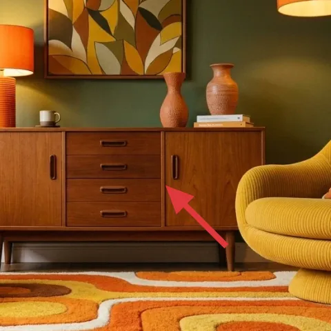 wood credenza/sideboard
