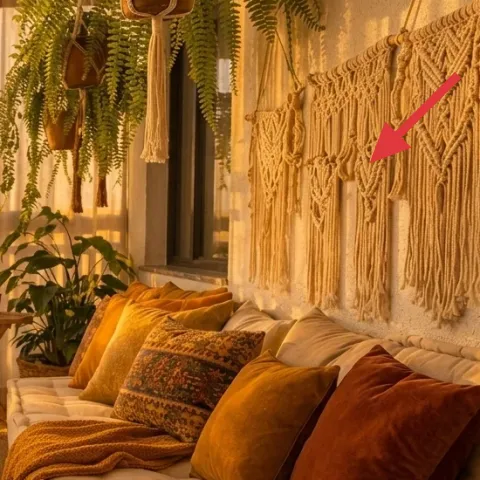 macramé wall hanging