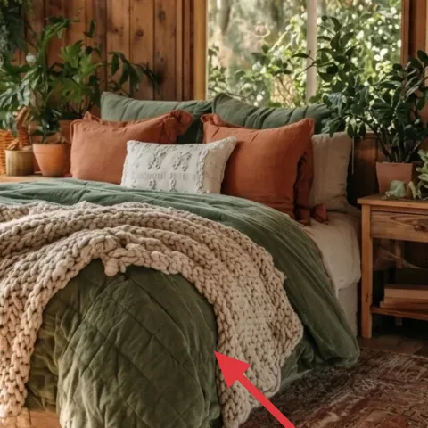 earth-tone area rug (woven pattern)
