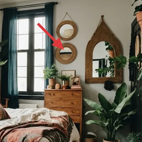Arched mirror