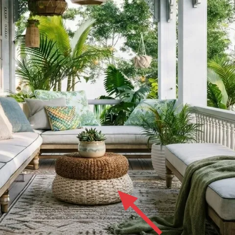 area rug under seating