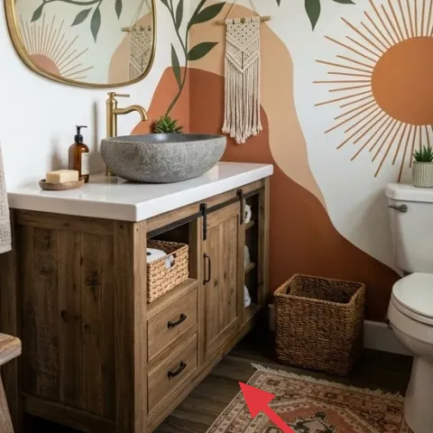 Patterned area rug