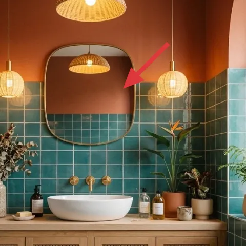 large round mirror