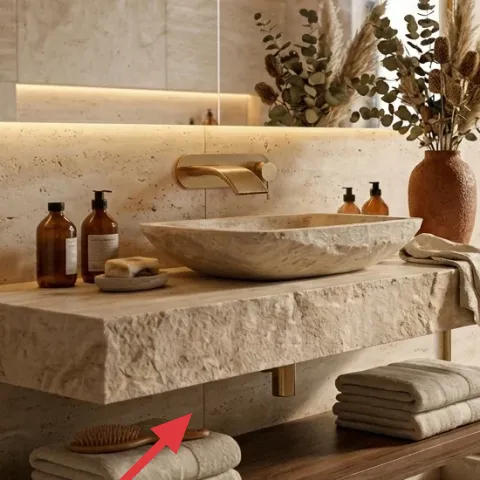 Wood bath brush
