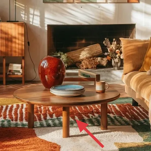 Patterned area rug