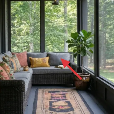 throw pillows on sofa