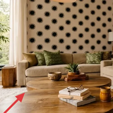 cream shag area rug 5×7