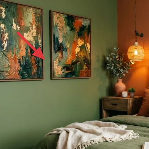 Framed abstract wall art print
