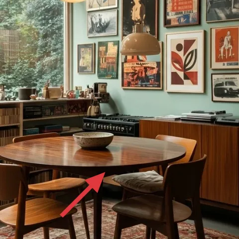 Wood dining chairs