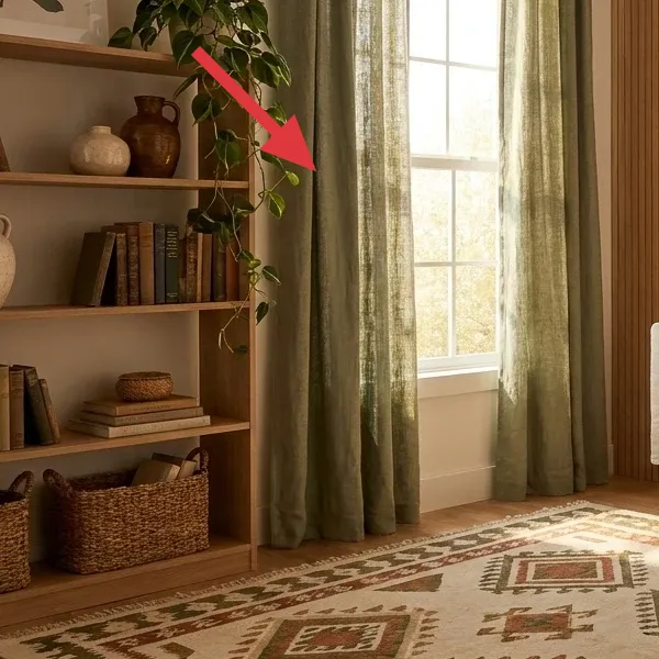 Indoor plant on the shelf