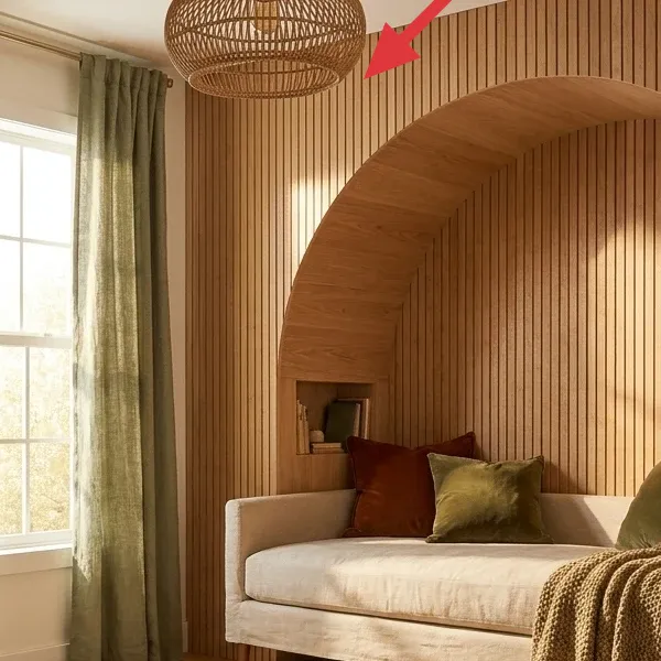 Woven pendant light