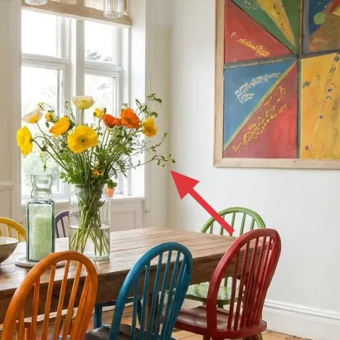 vase of yellow flowers
