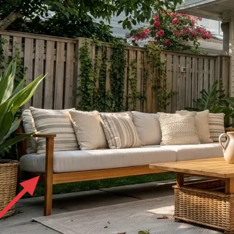 Large wicker planter basket