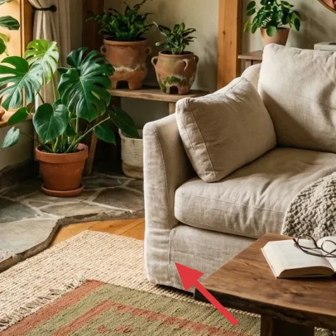 area rug (jute-style, patterned)