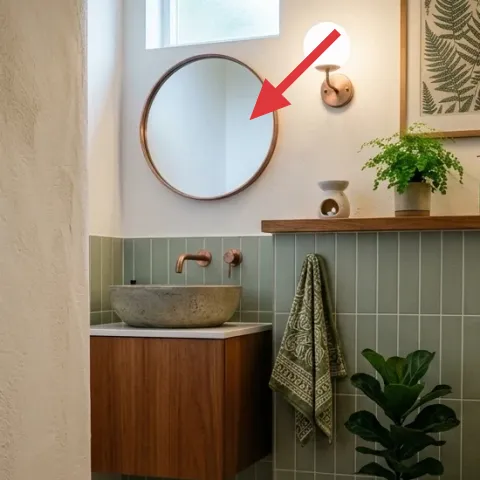 round wall mirror