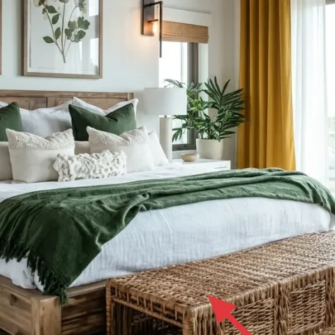 Woven area rug