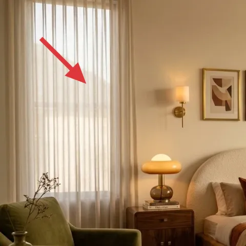 sheer white window curtains