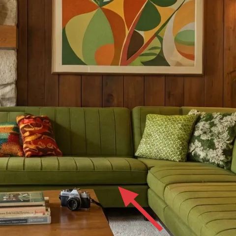 Decorative tray and stacked books on coffee table