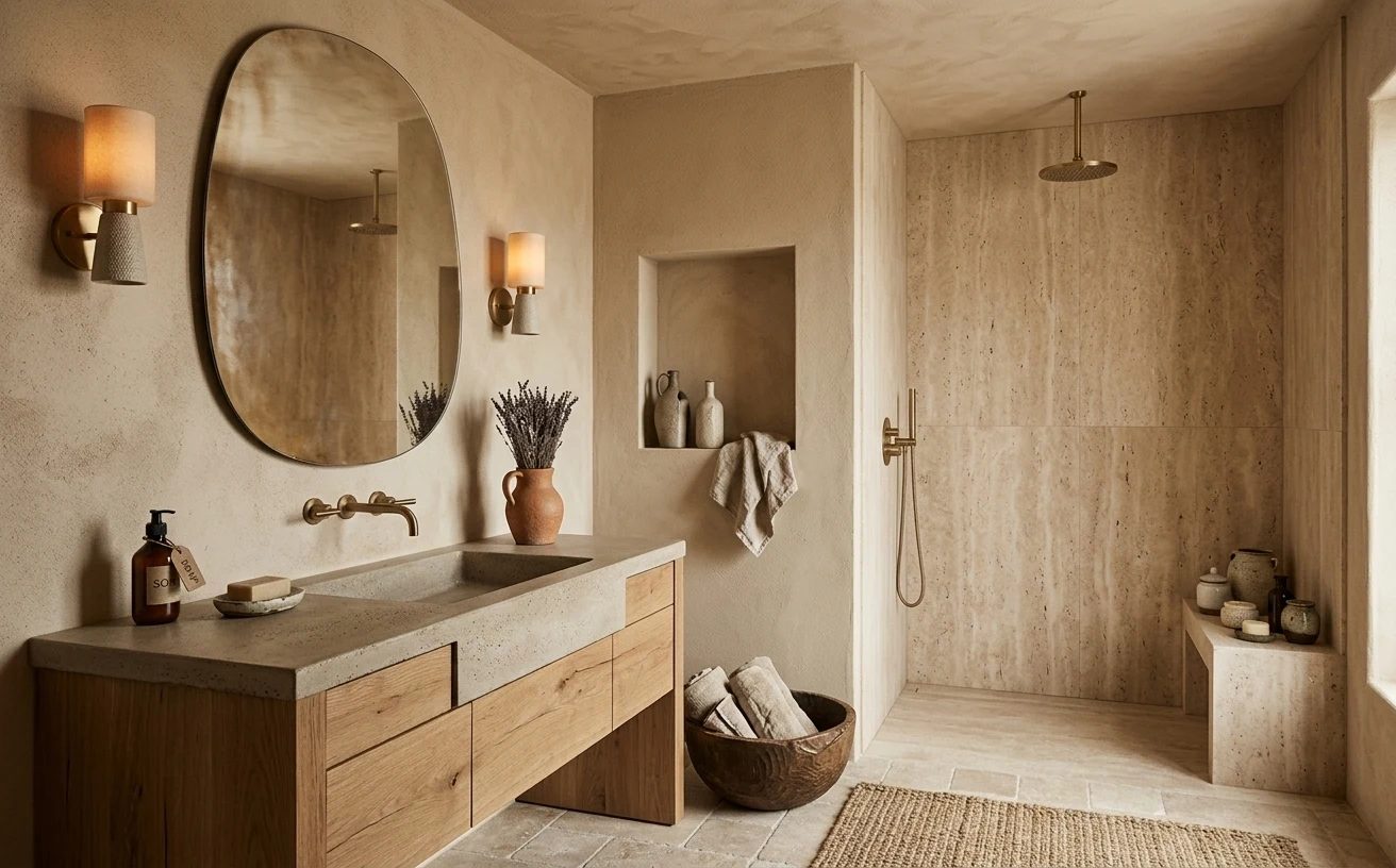 Refresh Your Bathroom for Under $400: An Earthy Oasis in a Weekend