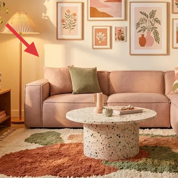 Standing floor lamp