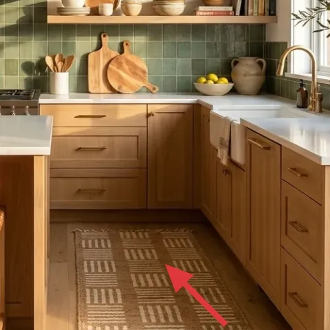 Cream cotton dhurrie runner rug