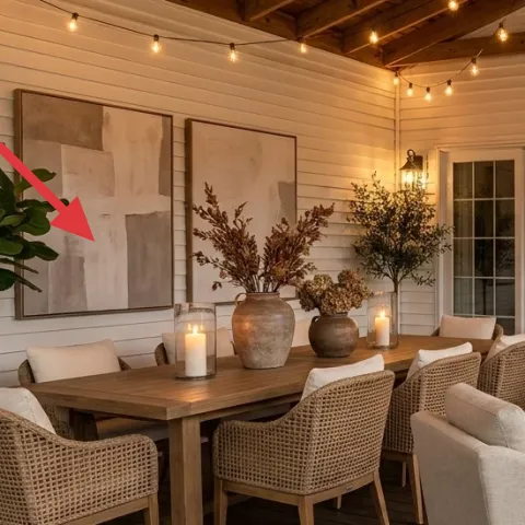 large leafy potted plant
