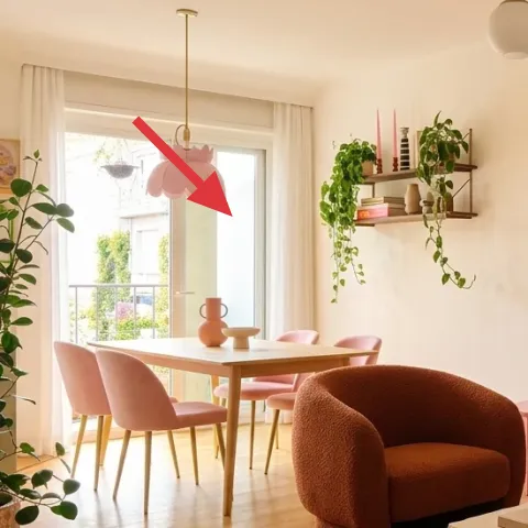 beige curtain panels